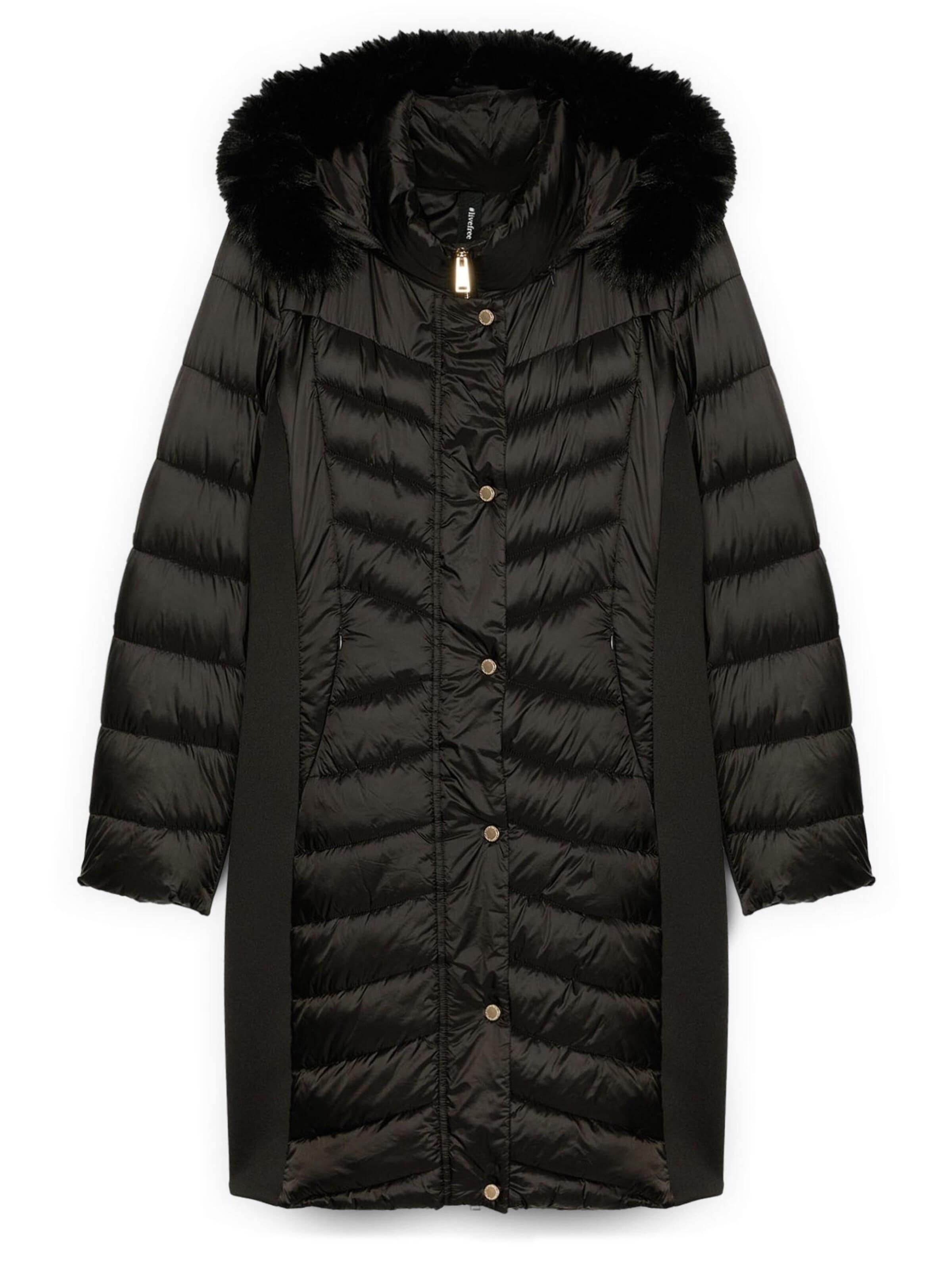 Fiorella Rubino - Chaqueta de invierno en negro: frente