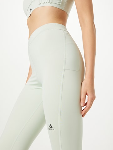 ADIDAS SPORTSWEAR Regular Workout Pants 'Run Icons ' in Green