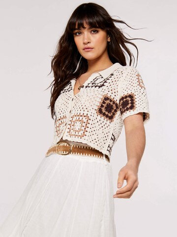 Chemisier Apricot en beige : devant