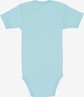 LOGOSHIRT Baby-Body 'Smiley Face' in Blau