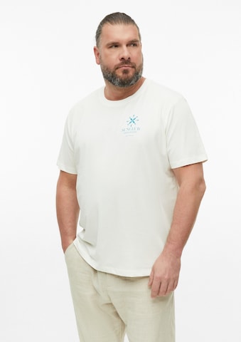 s.Oliver Men Big Sizes T-Shirt in Beige: Vorderseite