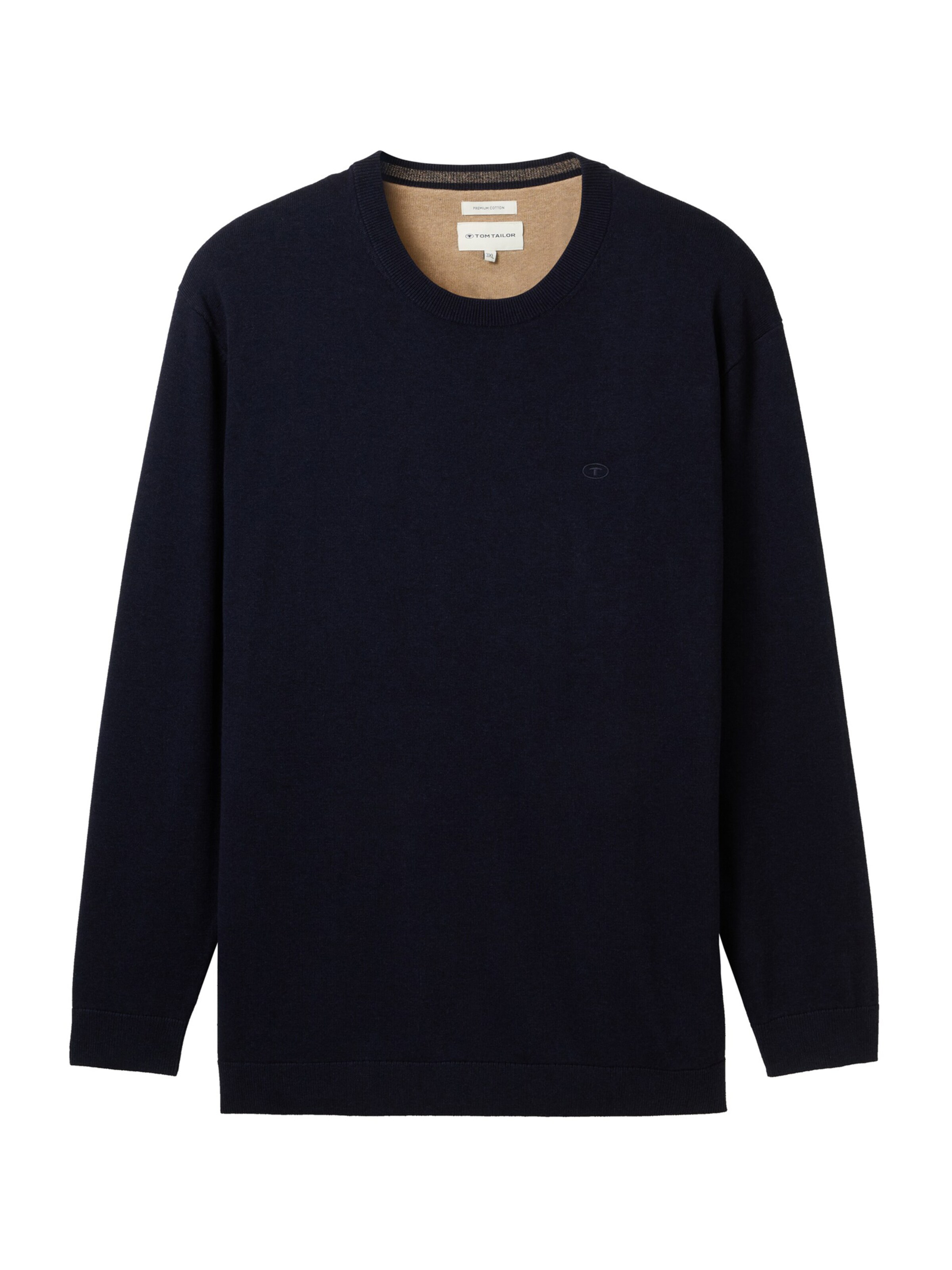 TOM TAILOR Men + Trui in Blauw: voorkant