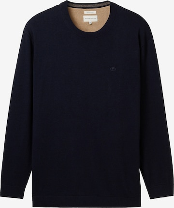 TOM TAILOR Men + Trui in Blauw: voorkant