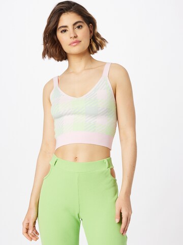 River Island Knitted Top 'CANDY' in Pink: front
