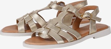 Apple of Eden Strap Sandals in Beige