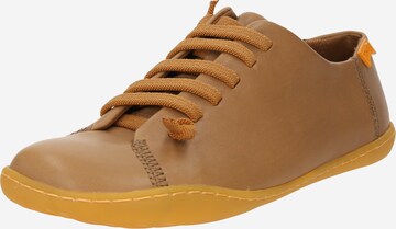 CAMPER Athletic Lace-Up Shoes 'Peu Cami' in Brown: front