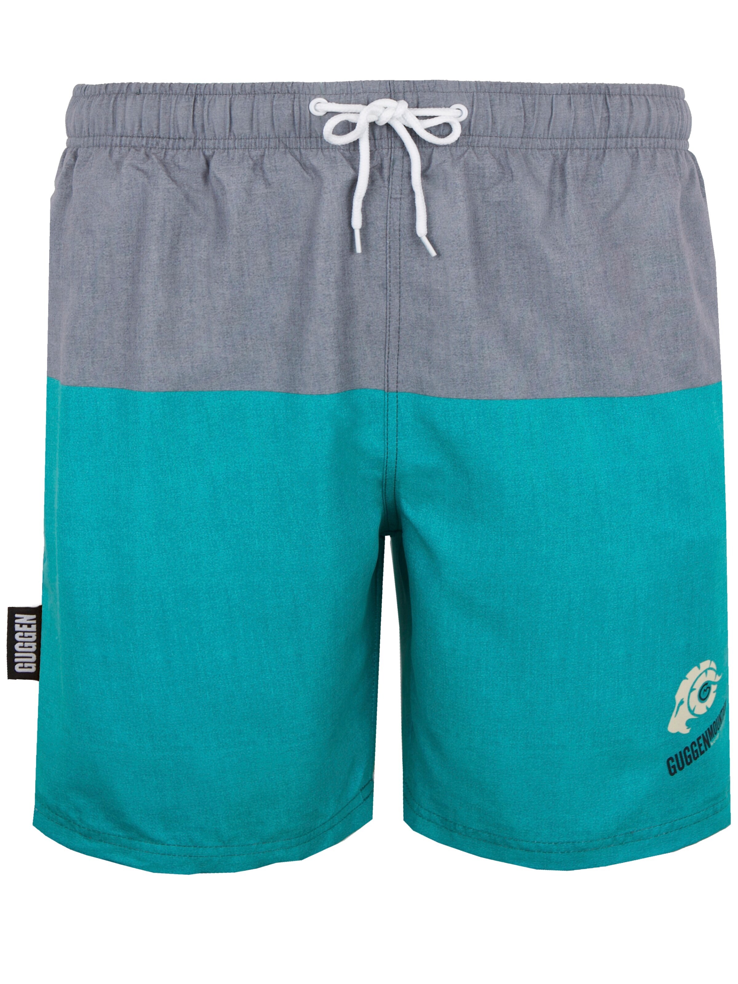 Guggen Mountain Swimming shorts 'Boardshorts 1606' in Green: front