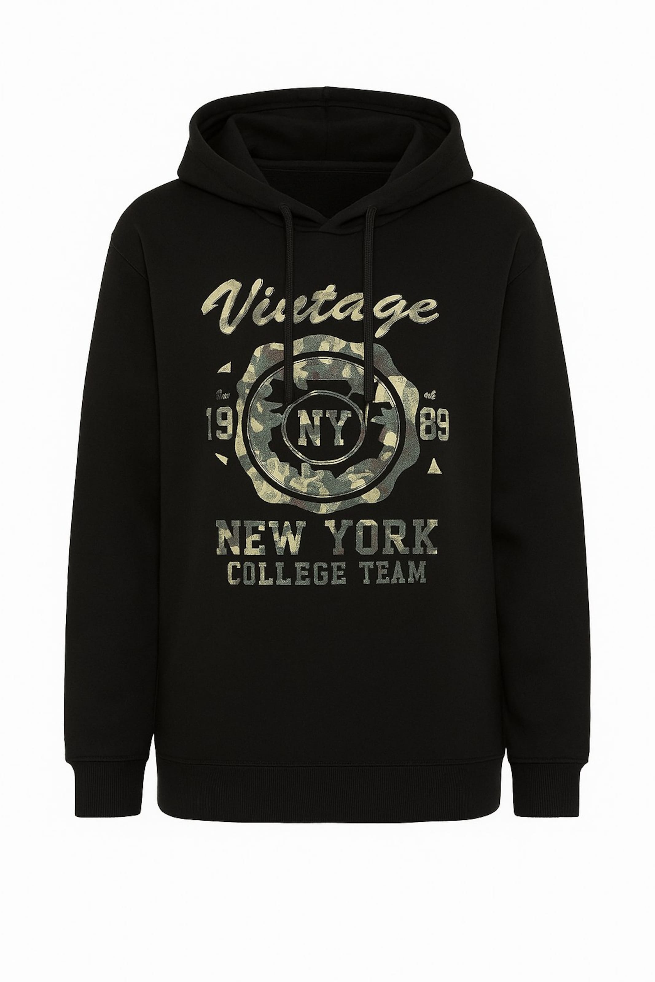 Stil Diva Sweatshirt in Black: front