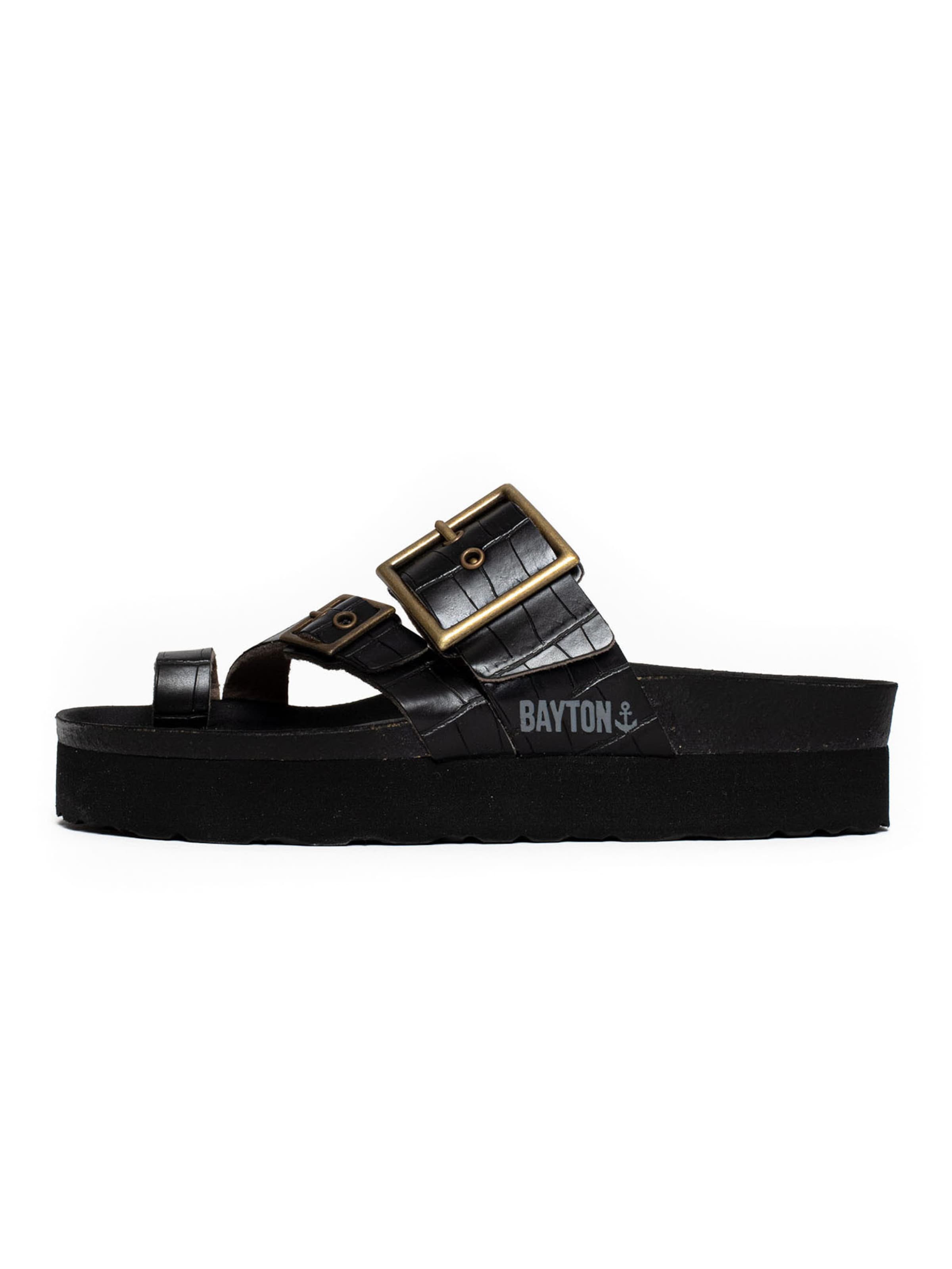 Bayton Klapki 'Castel' w kolorze czarny: przód