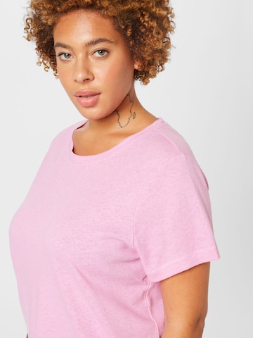 Esprit Curves T-shirt i lila