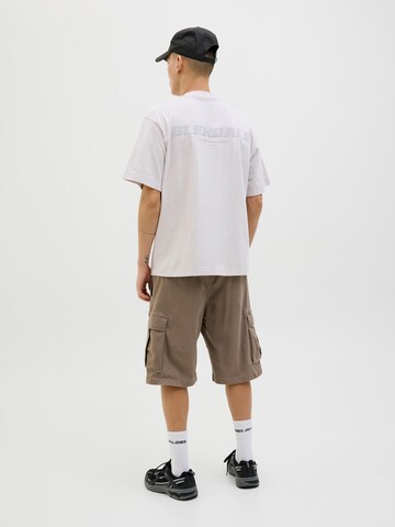 JACK & JONES Loosefit Cargobroek 'JPSTCole JJJonnie' in Bruin