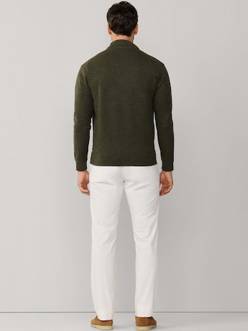 Giacca di mezza stagione 'TRAVEL NY/KNIT FZ HYB' di Hackett London in verde