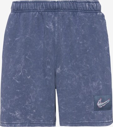 NIKE Regular Athletic Pants 'Vintage' in Blue: front