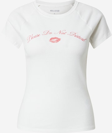 T-shirt 'CHASE' HOLLISTER en beige : devant