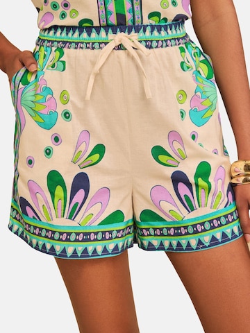 love & roses - regular Pantalón en beige: frente