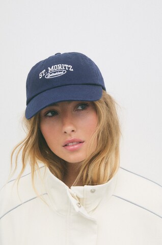 Casquette Pull&Bear en bleu