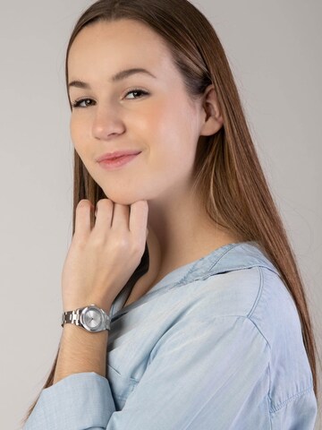 Lucardi Analoog horloge in Zilver: voorkant