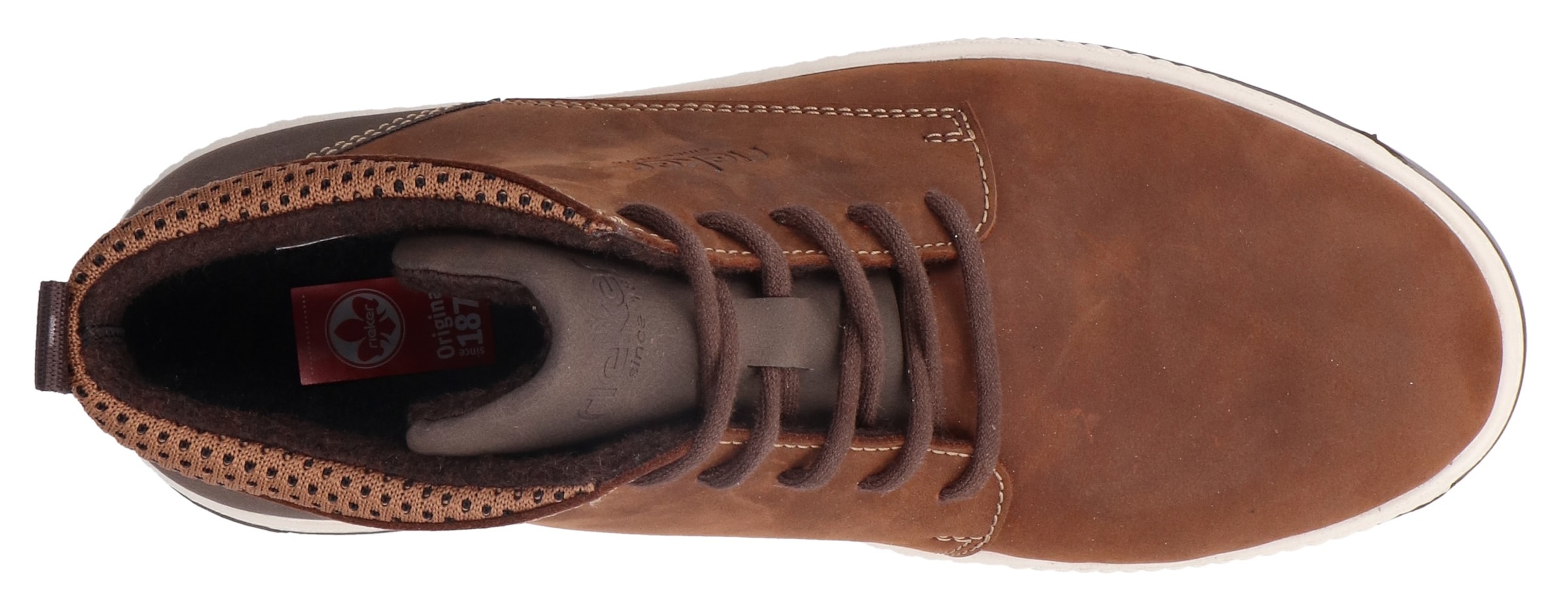 Rieker Nöörsaapad, värv pruun