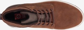 Rieker Boots med snörning i brun