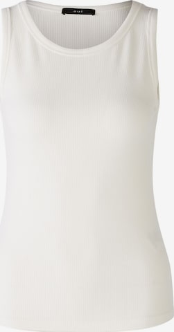 OUI Top in White: front