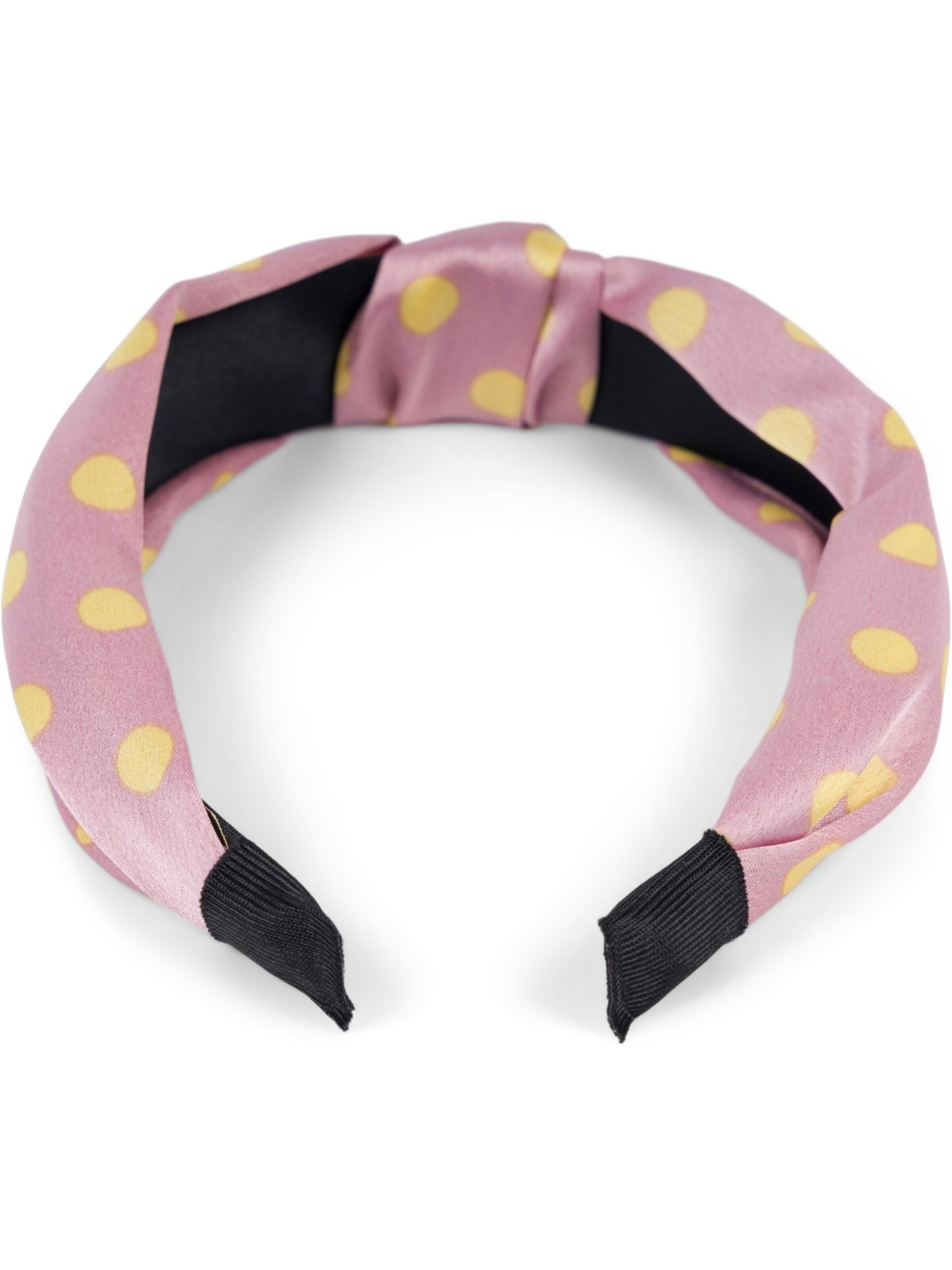 styleBREAKER Hair jewelry 'Haarreif gepunktet mit Knoten Rockabilly' in Pink