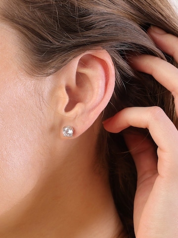 Boucles d'oreilles Lucardi en argent