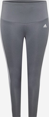 Pantalon de sport 'Designed To Move High-Rise 3-Stripes ' ADIDAS SPORTSWEAR en gris : devant