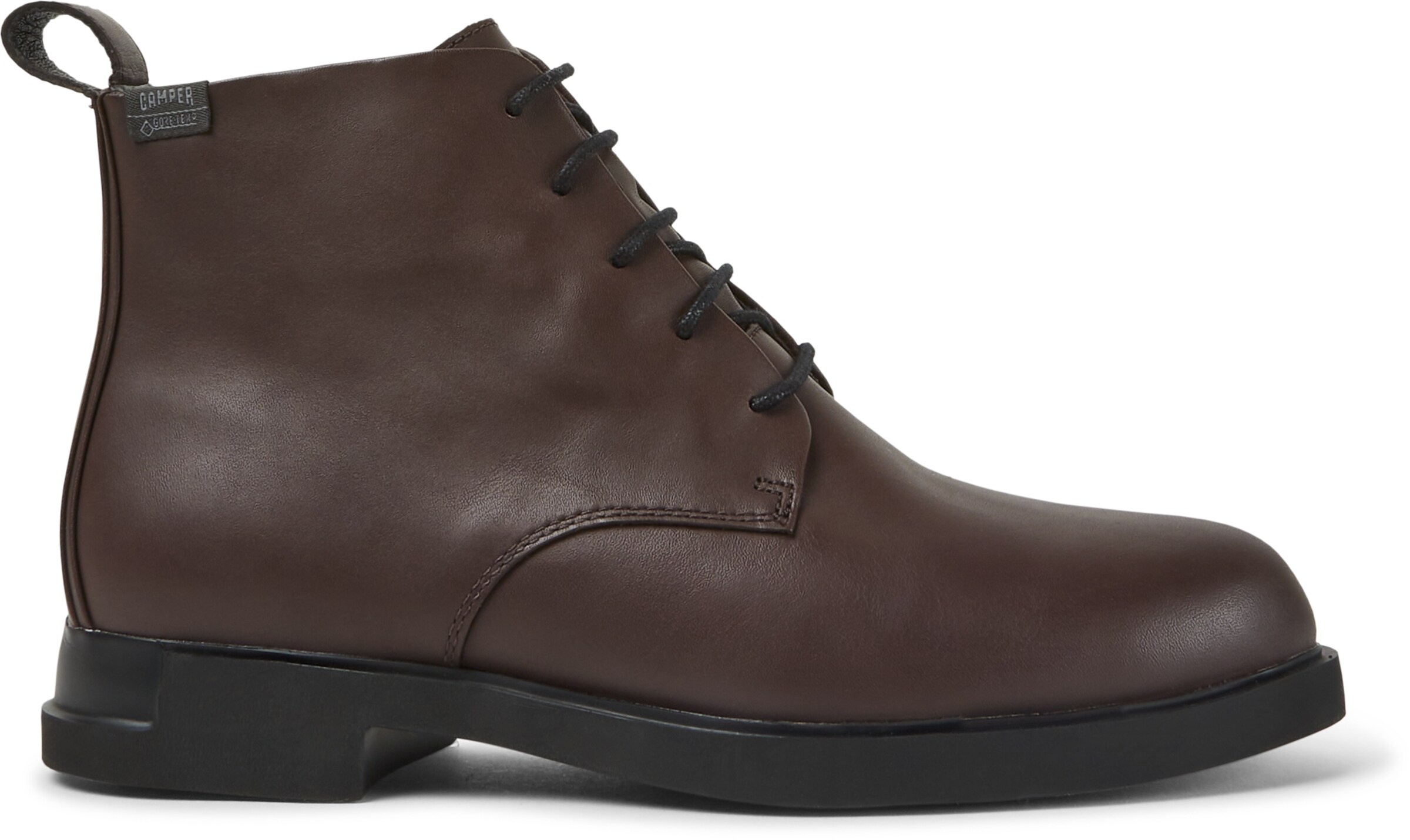 CAMPER Lace-up bootie 'IMAN' in Brown