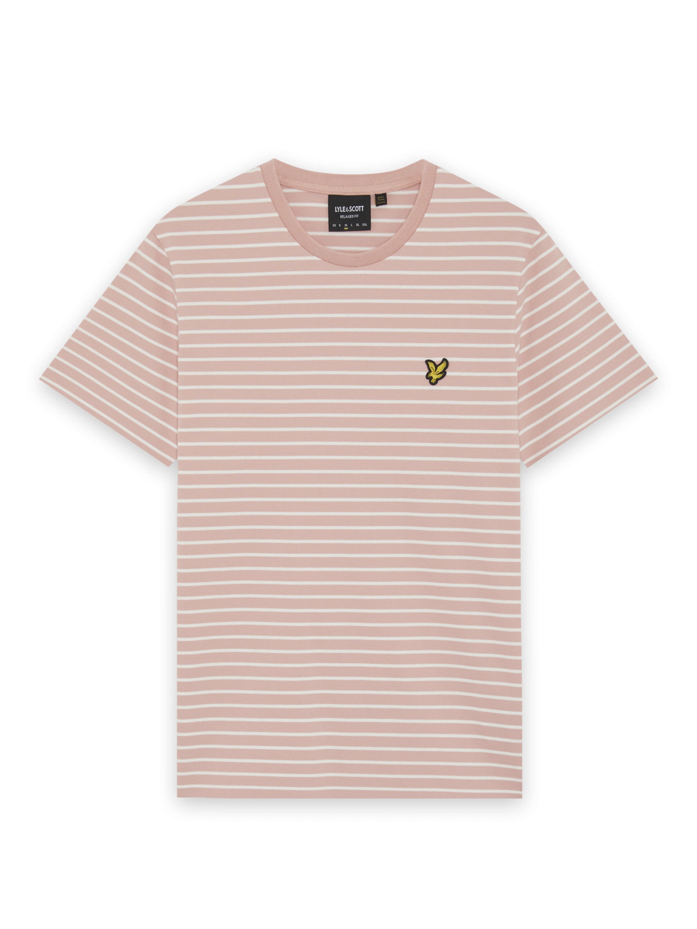 T-Shirt 'Breton' Lyle & Scott en rose : devant