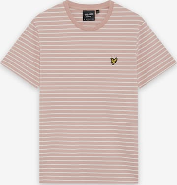 T-Shirt 'Breton' Lyle & Scott en rose : devant