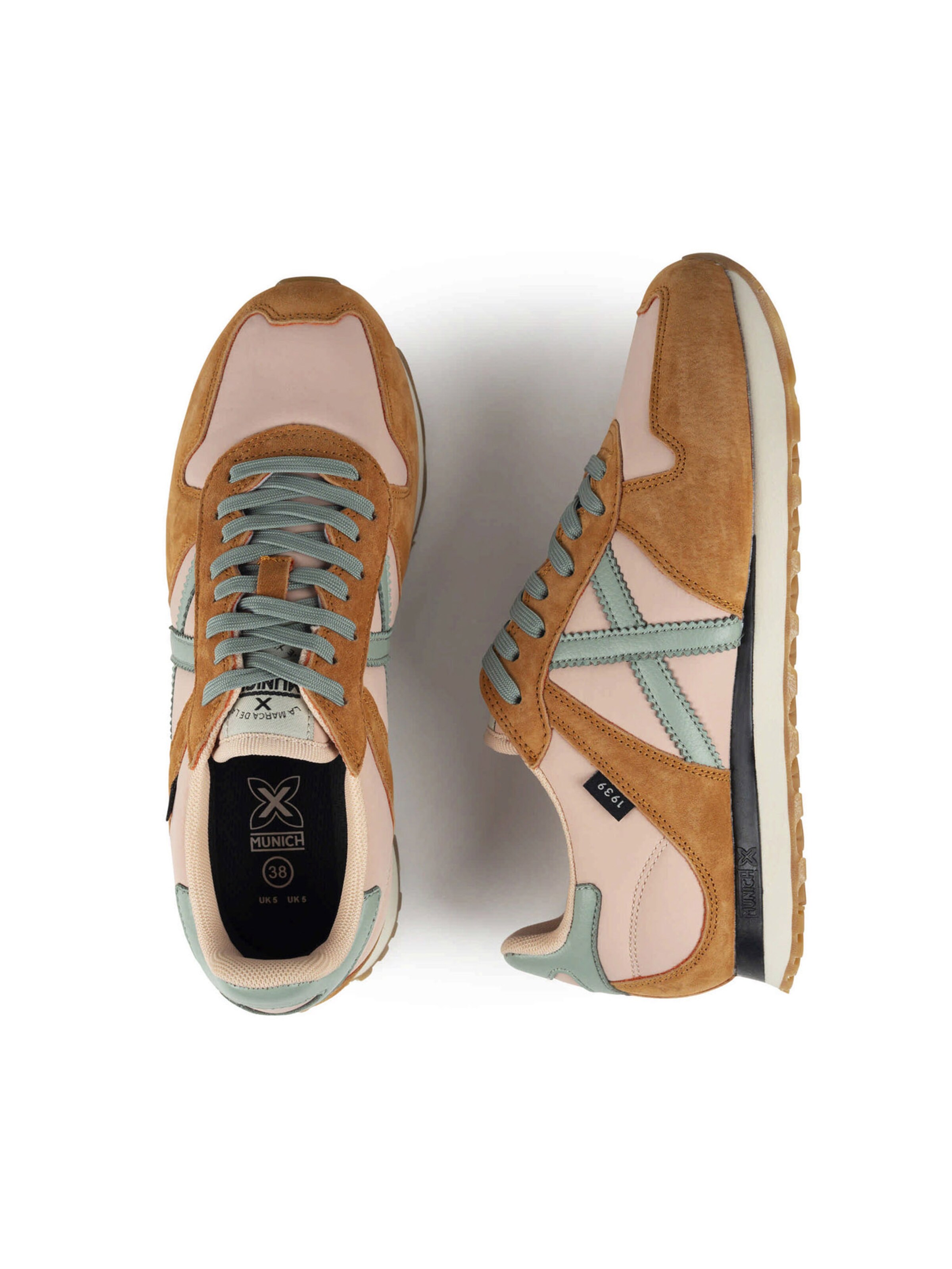 MUNICH Sneakers laag 'MASSANA CLASSIC' in Roze: bovenkant