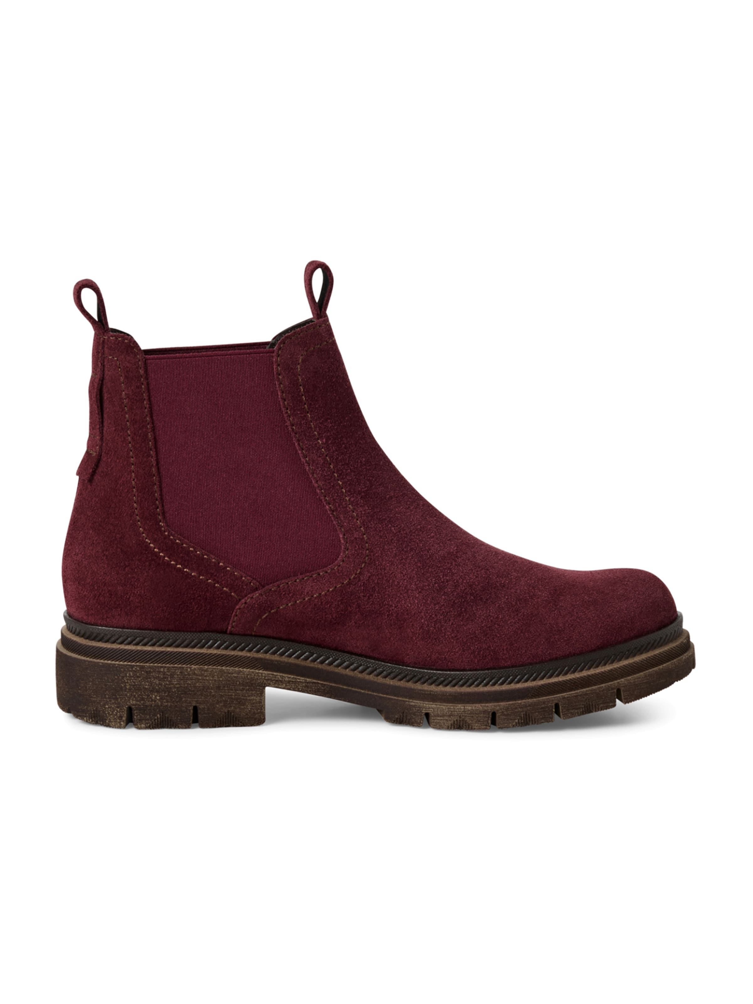 Tamaris Chelsea boots in Red