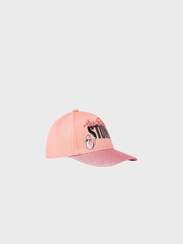NAME IT Hat 'The Rolling Stones' in Pink