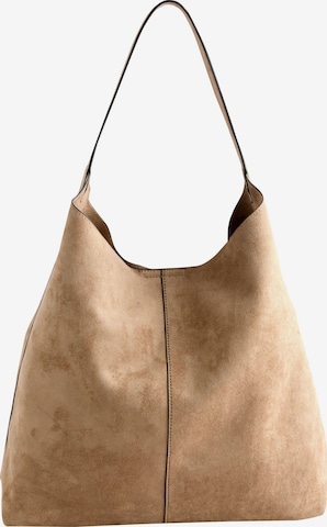 Sac bandoulière Next en beige : devant