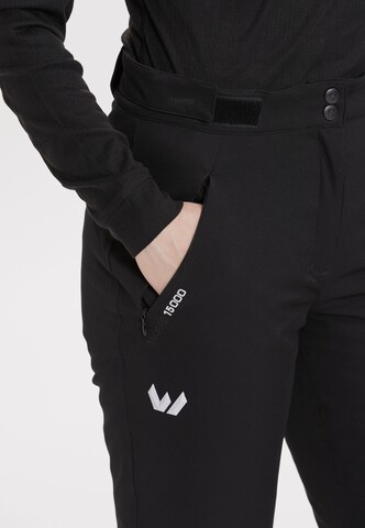 Whistler Regular Workout Pants 'Naya' in Black