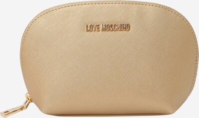 Love Moschino Trousse de maquillage en or, Vue avec produit