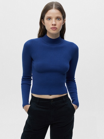 Pull&Bear Pullover in Blau: predná strana