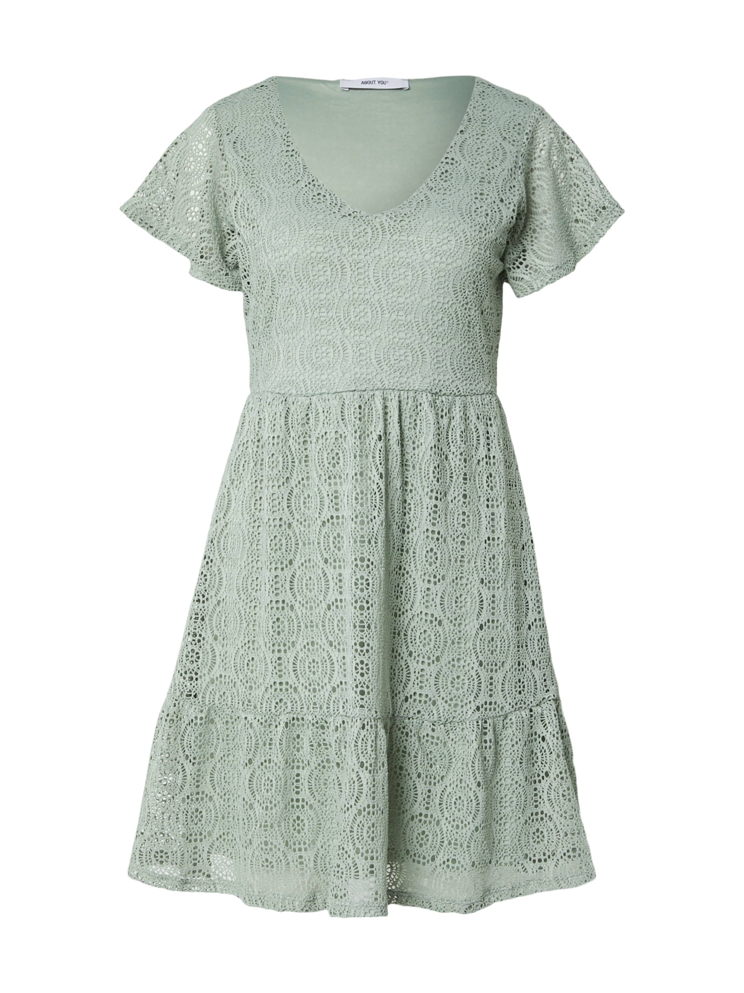 ABOUT YOU - Vestido de malha 'Smilla' em verde: frente