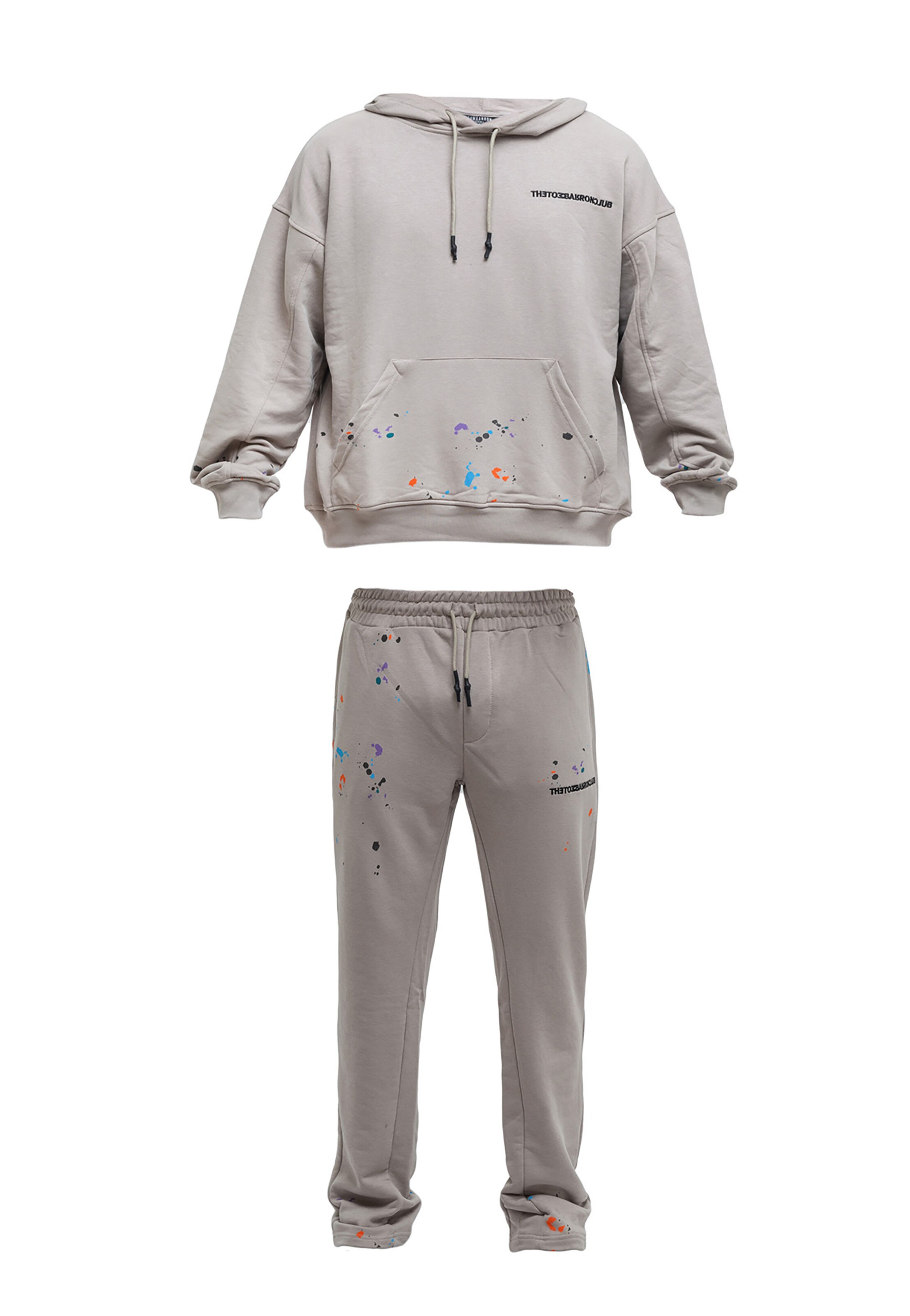 Tom Barron Tracksuit in Grey: front