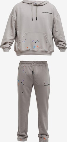 Tom Barron Tracksuit in Grey: front