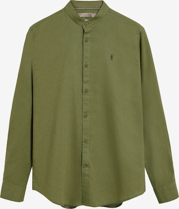 Polo Club Hemd in Grün: Vorderseite
