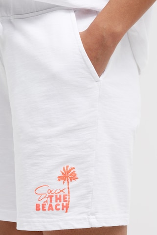 Soccx Loosefit Sweatshorts in Weiß