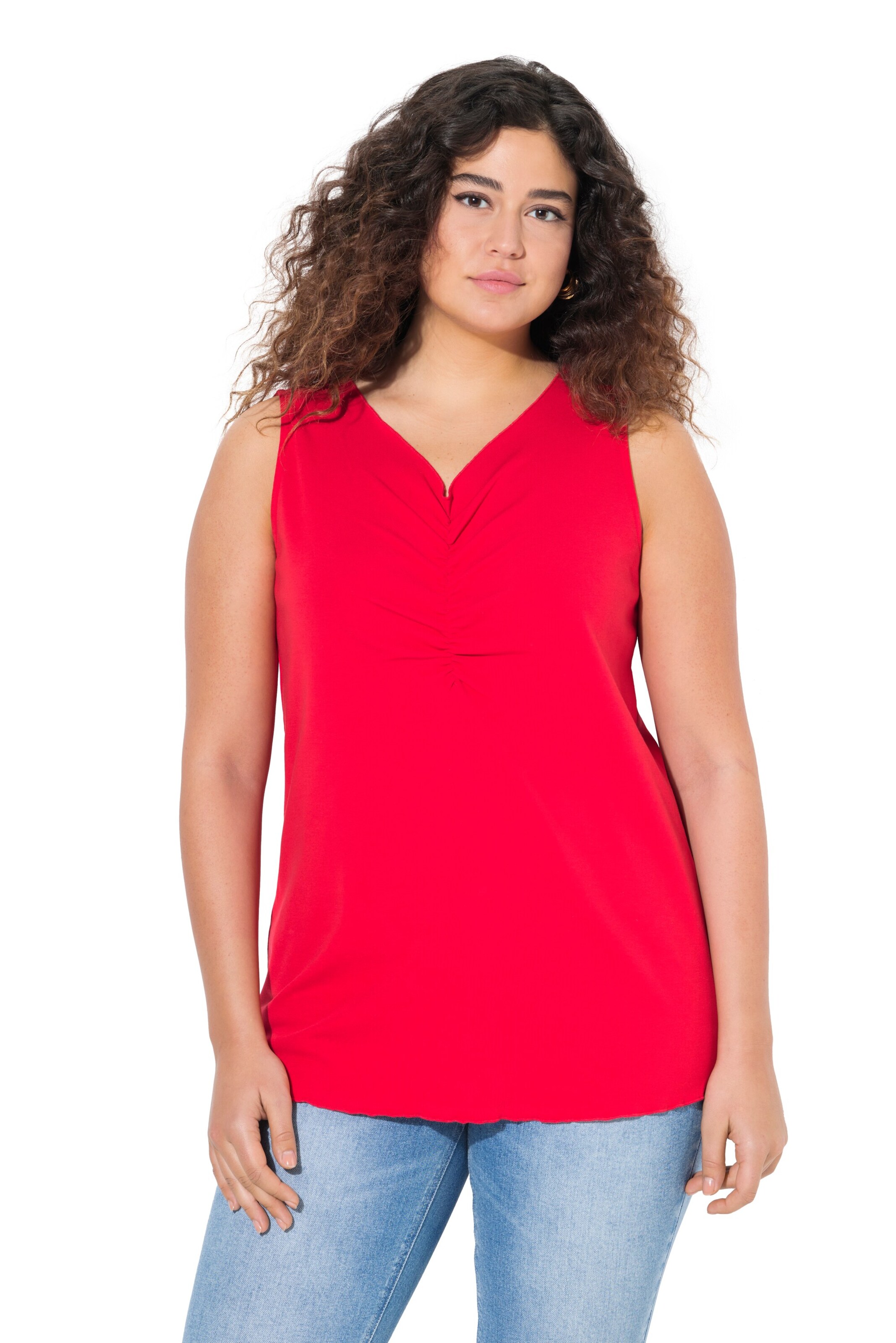 Ulla Popken Top in Rot: Vorderseite