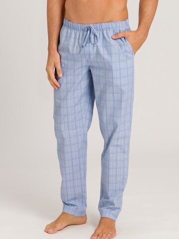 Hanro Pyjamahose in Blau: Vorderseite