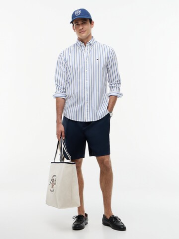 TOMMY HILFIGER Regular fit Overhemd 'Flex' in Blauw