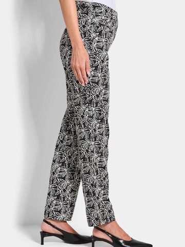 Goldner Slimfit Broek 'Sara' in Zwart