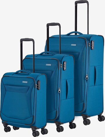 TRAVELITE Kofferset 'Chios' in Blauw: voorkant