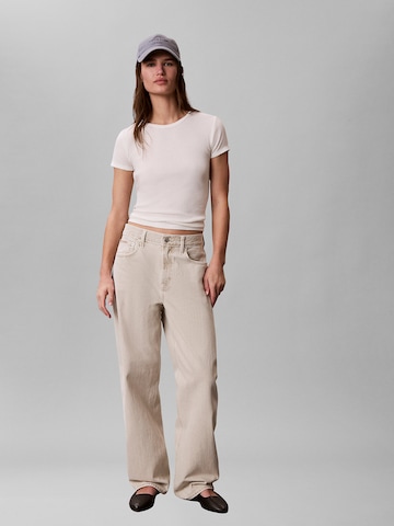 Calvin Klein Jeans Barrel Jeans in Beige
