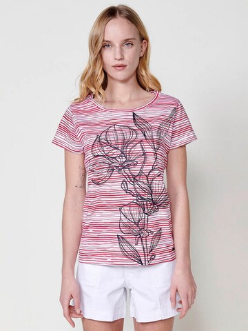 KOROSHI Shirt in Rot: Vorderseite