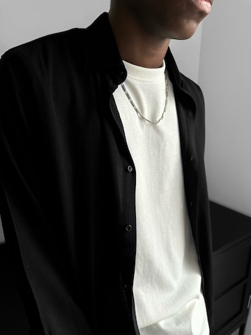 Kleidermafia Comfort fit Button Up Shirt in Black